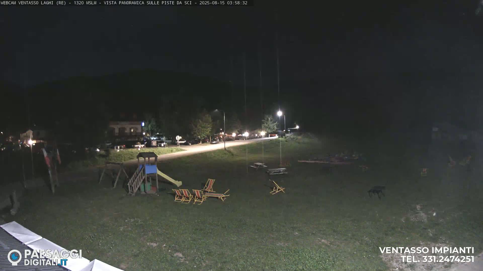 Mount Ventasso & Laghi (Lakes) Ski Slopes Live Cam - Reggio Emilia, Emilia-Romagna, Italy