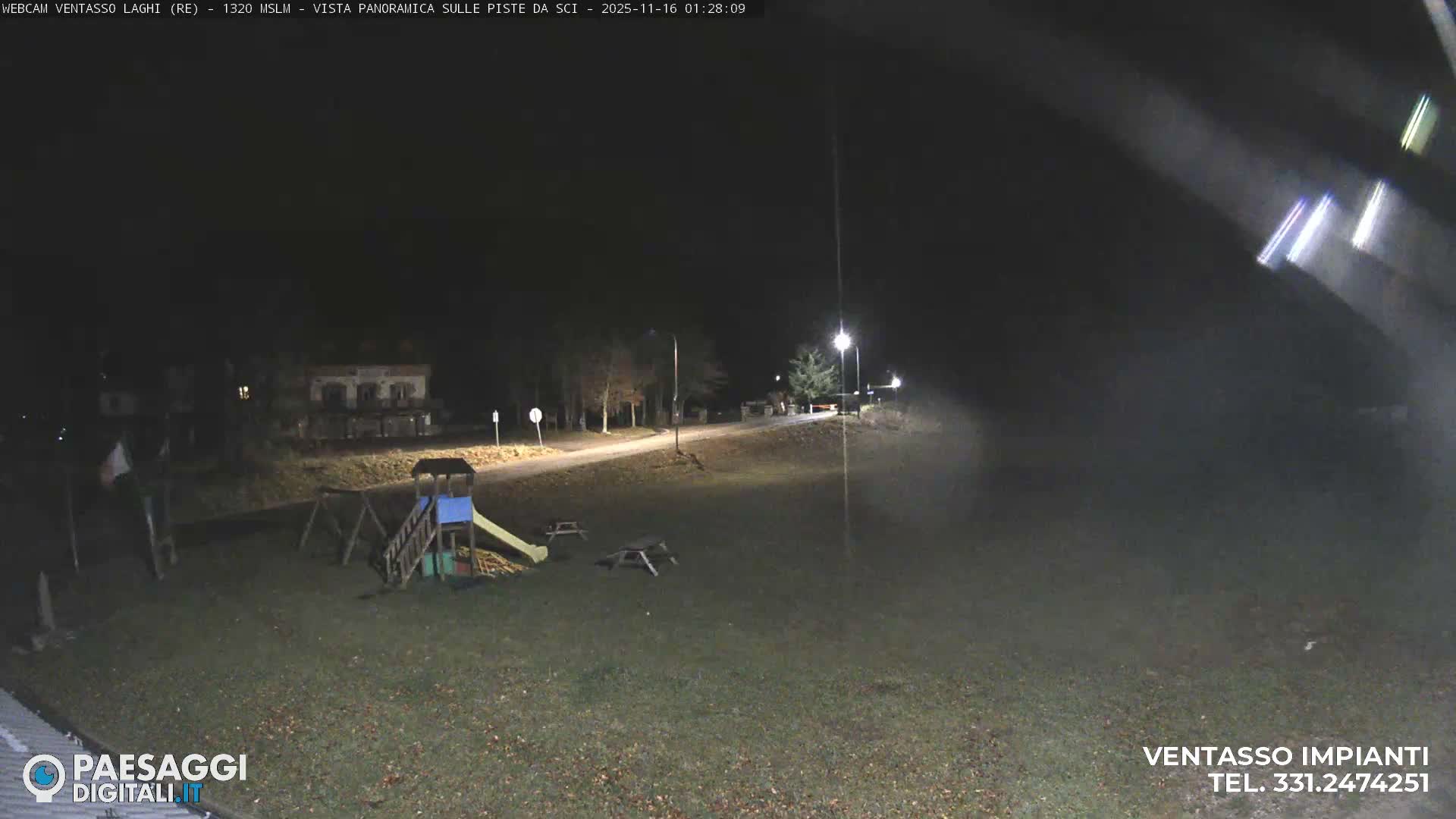 Mount Ventasso & Laghi (Lakes) Ski Slopes Live Cam - Reggio Emilia, Emilia-Romagna, Italy