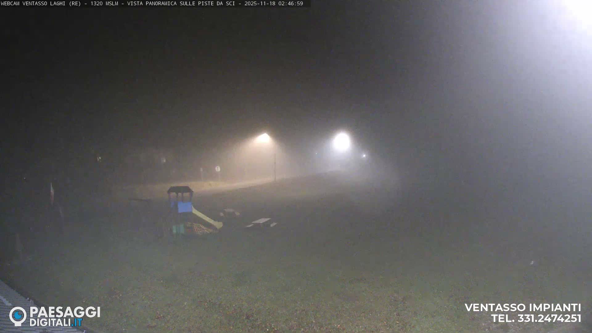 Mount Ventasso & Laghi (Lakes) Ski Slopes Live Cam - Reggio Emilia, Emilia-Romagna, Italy