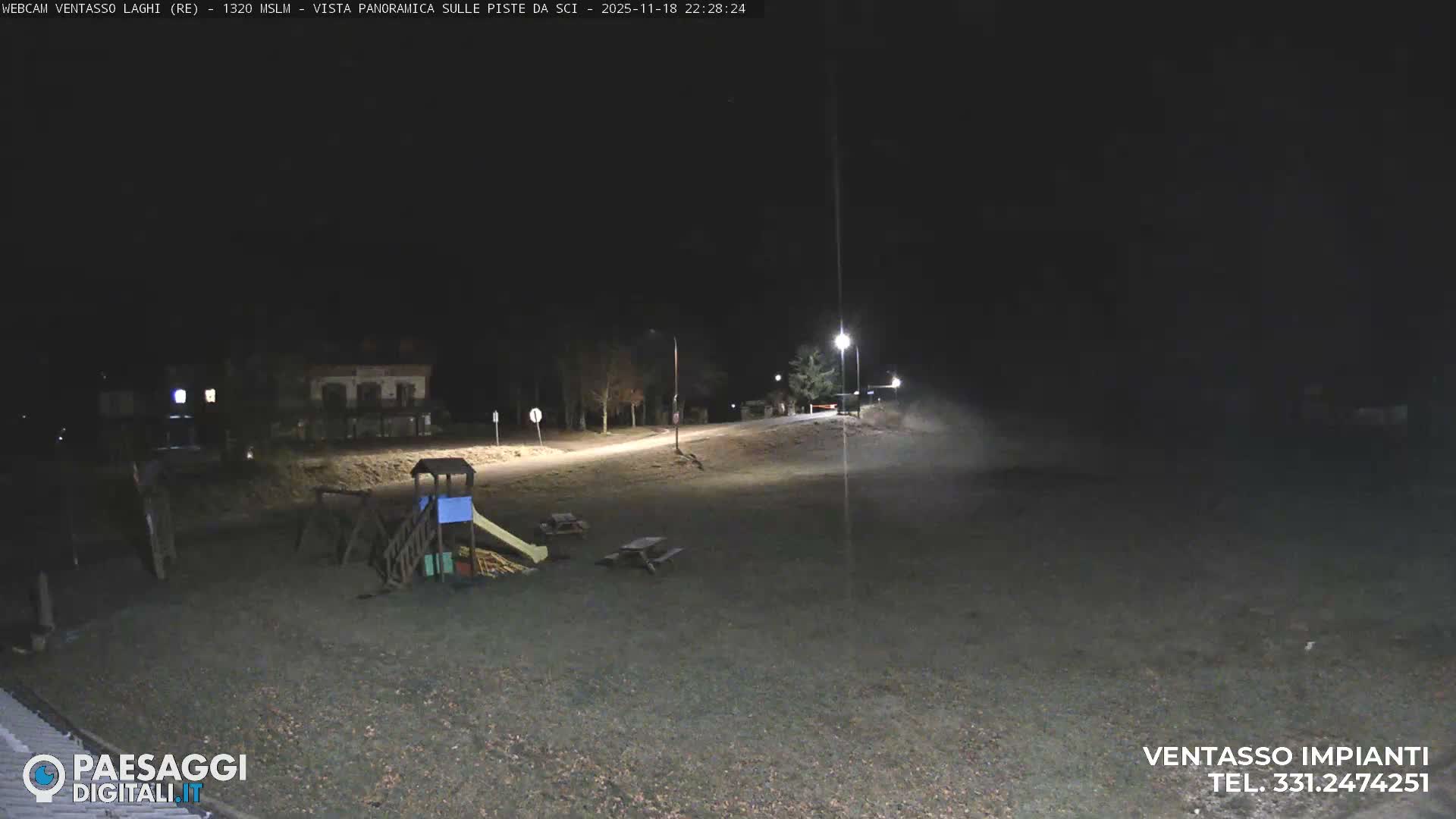 Mount Ventasso & Laghi (Lakes) Ski Slopes Live Cam - Reggio Emilia, Emilia-Romagna, Italy