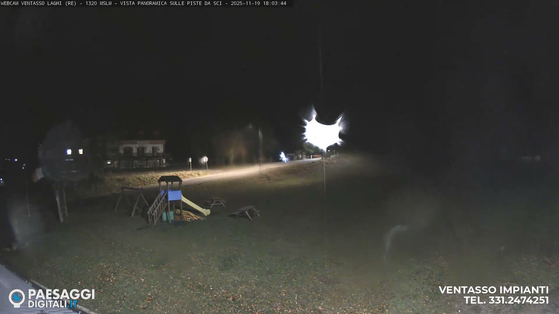 Mount Ventasso & Laghi (Lakes) Ski Slopes Live Cam - Reggio Emilia, Emilia-Romagna, Italy