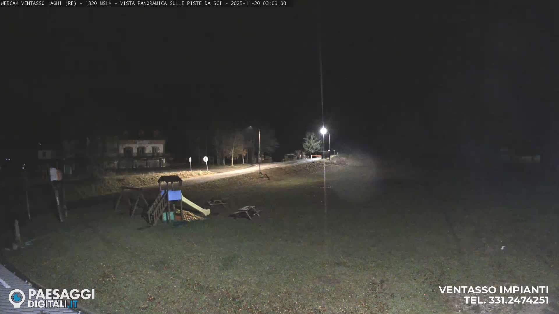 Mount Ventasso & Laghi (Lakes) Ski Slopes Live Cam - Reggio Emilia, Emilia-Romagna, Italy