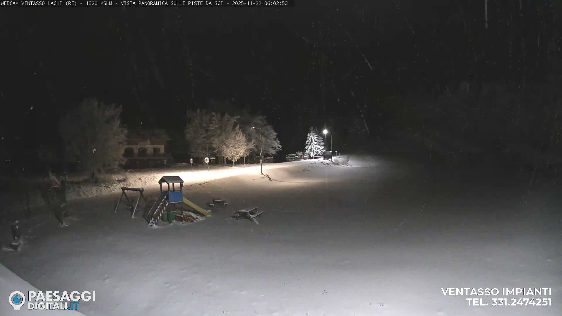 Mount Ventasso & Laghi (Lakes) Ski Slopes Live Cam - Reggio Emilia, Emilia-Romagna, Italy