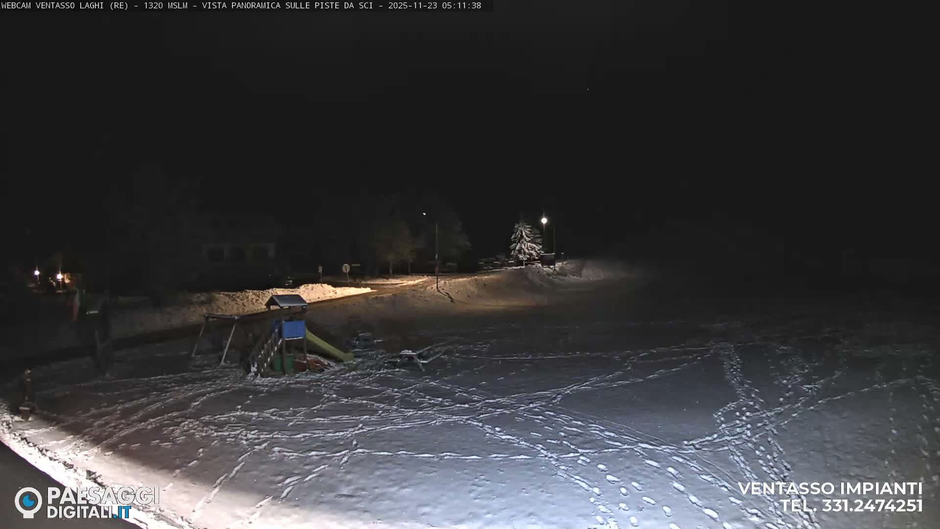 Mount Ventasso & Laghi (Lakes) Ski Slopes Live Cam - Reggio Emilia, Emilia-Romagna, Italy