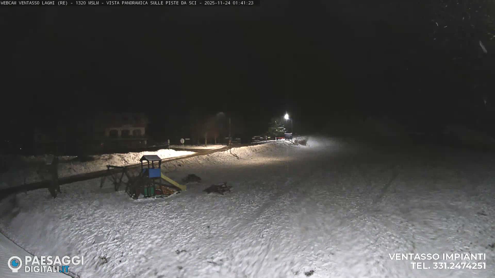 Mount Ventasso & Laghi (Lakes) Ski Slopes Live Cam - Reggio Emilia, Emilia-Romagna, Italy