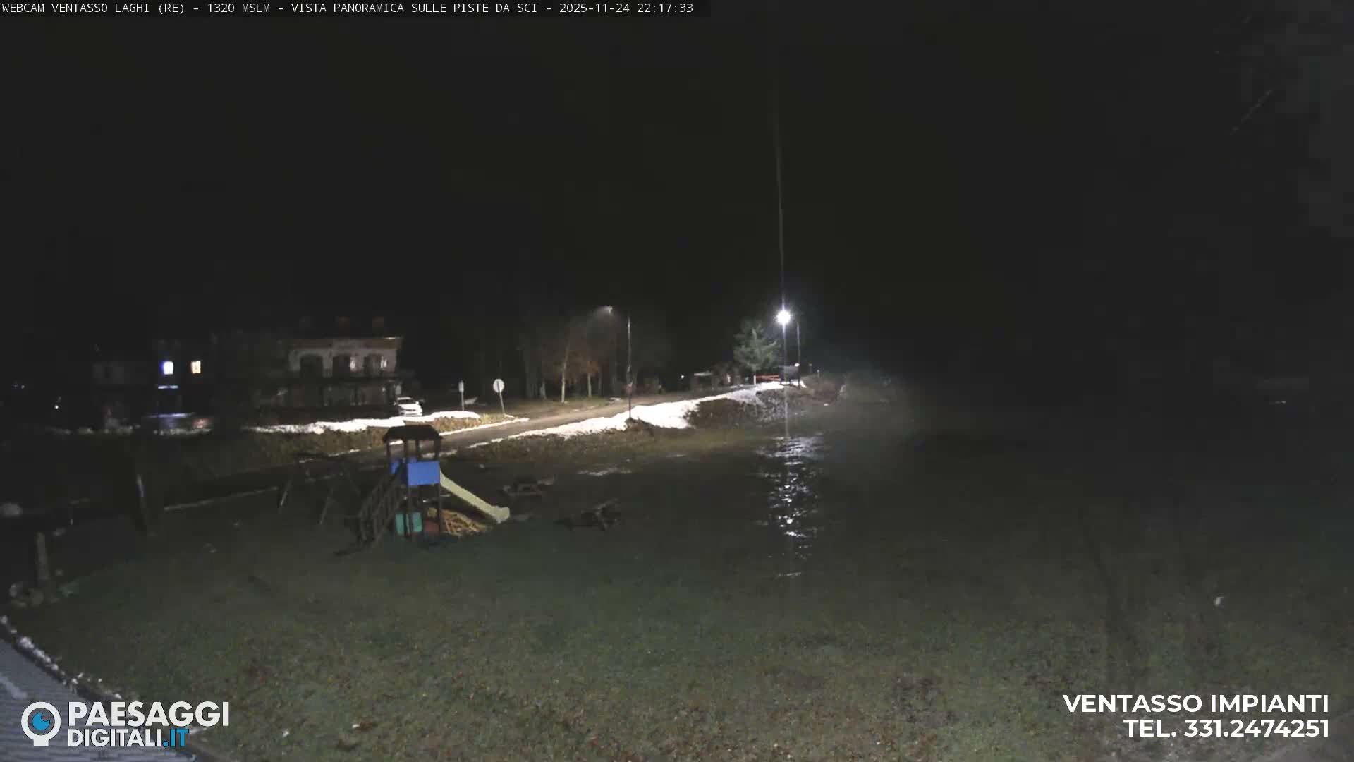 Mount Ventasso & Laghi (Lakes) Ski Slopes Live Cam - Reggio Emilia, Emilia-Romagna, Italy