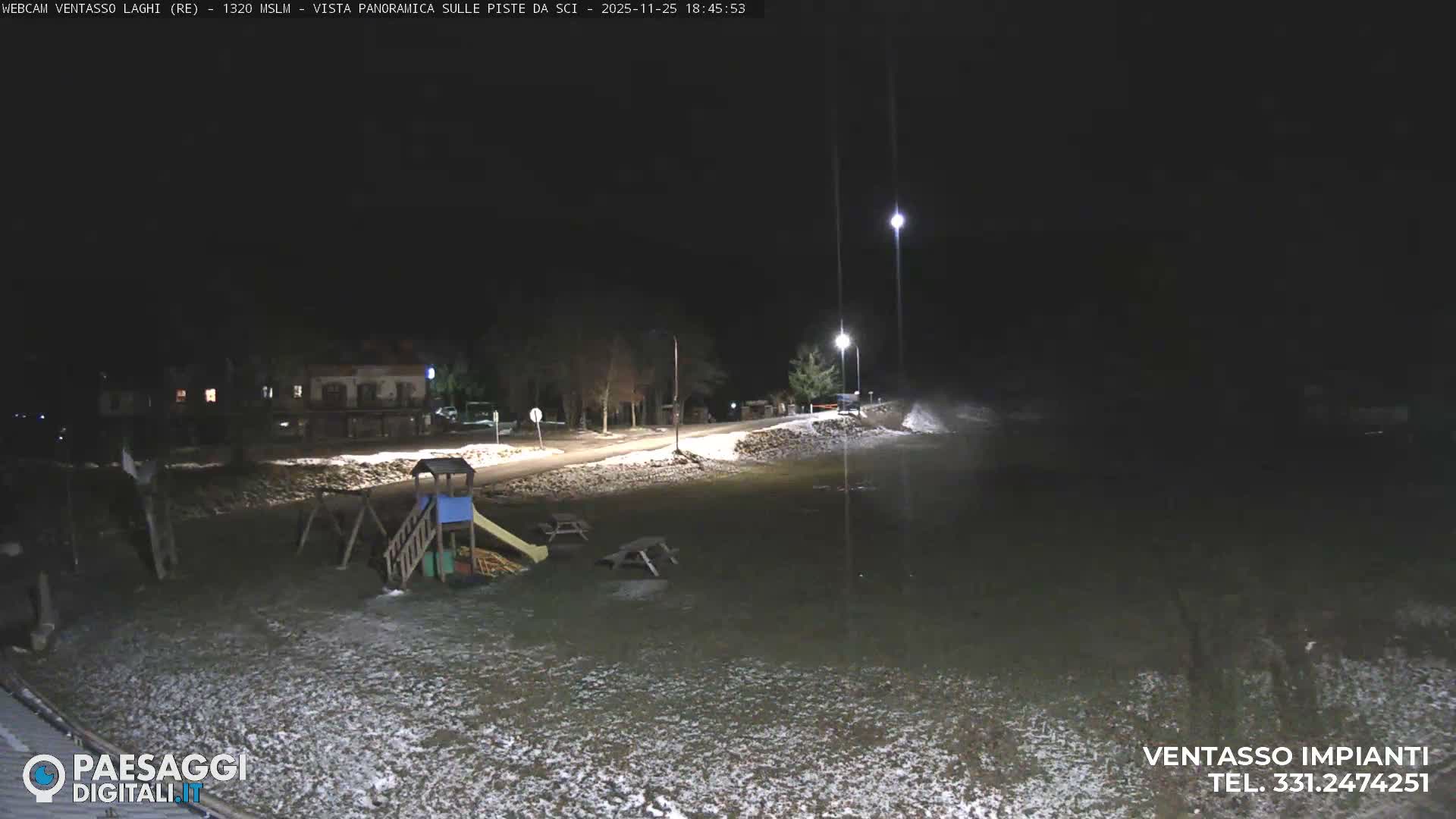 Mount Ventasso & Laghi (Lakes) Ski Slopes Live Cam - Reggio Emilia, Emilia-Romagna, Italy