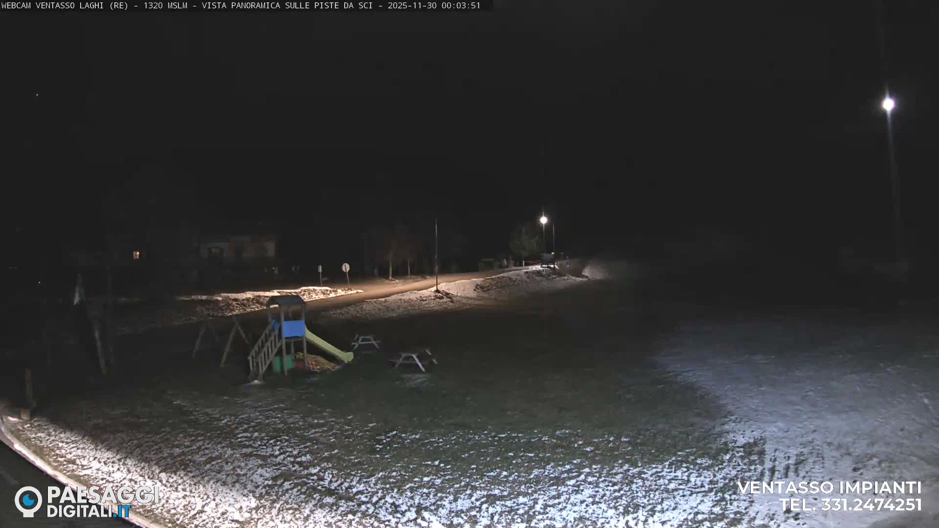 Mount Ventasso & Laghi (Lakes) Ski Slopes Live Cam - Reggio Emilia, Emilia-Romagna, Italy