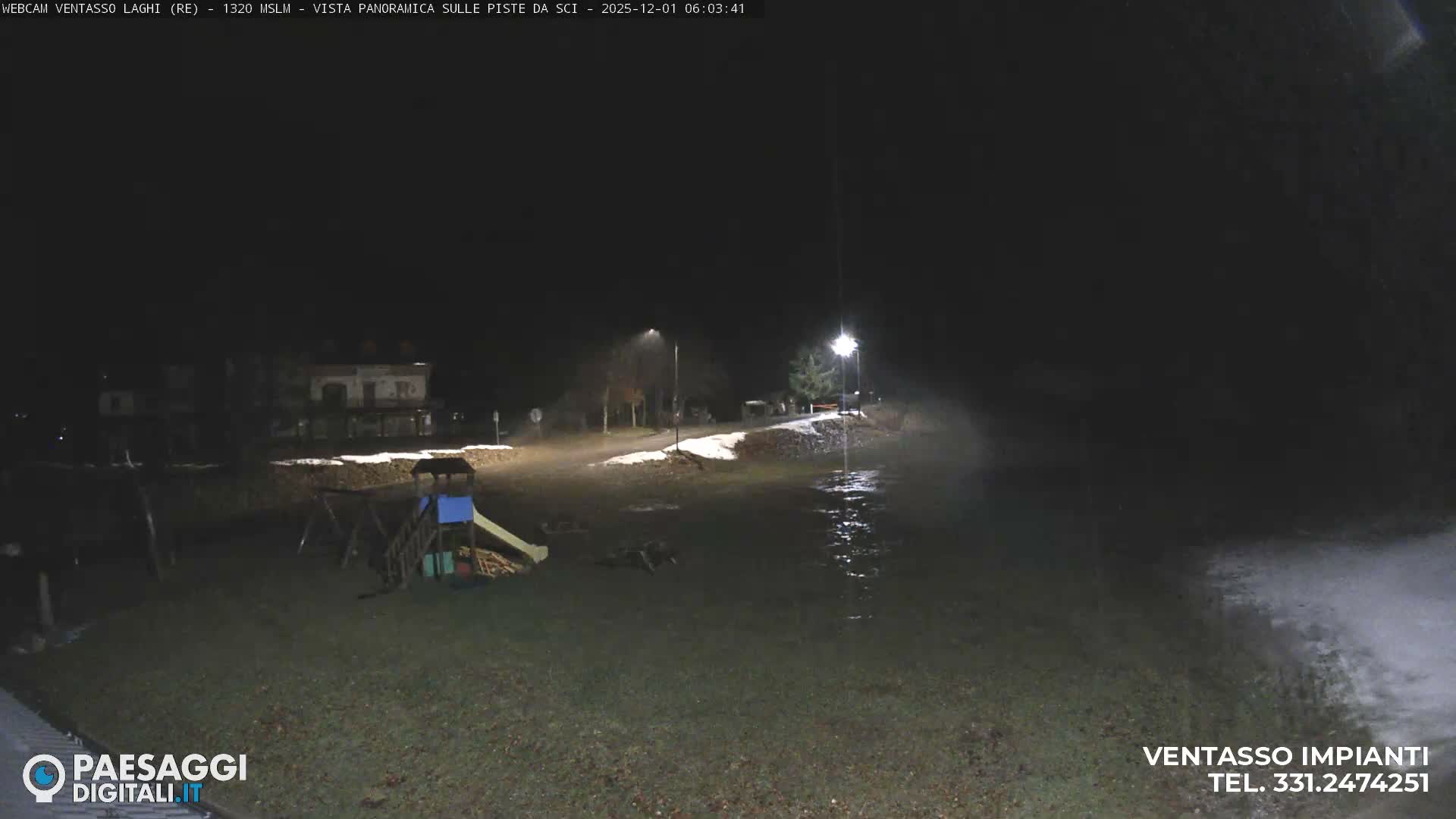 Mount Ventasso & Laghi (Lakes) Ski Slopes Live Cam - Reggio Emilia, Emilia-Romagna, Italy