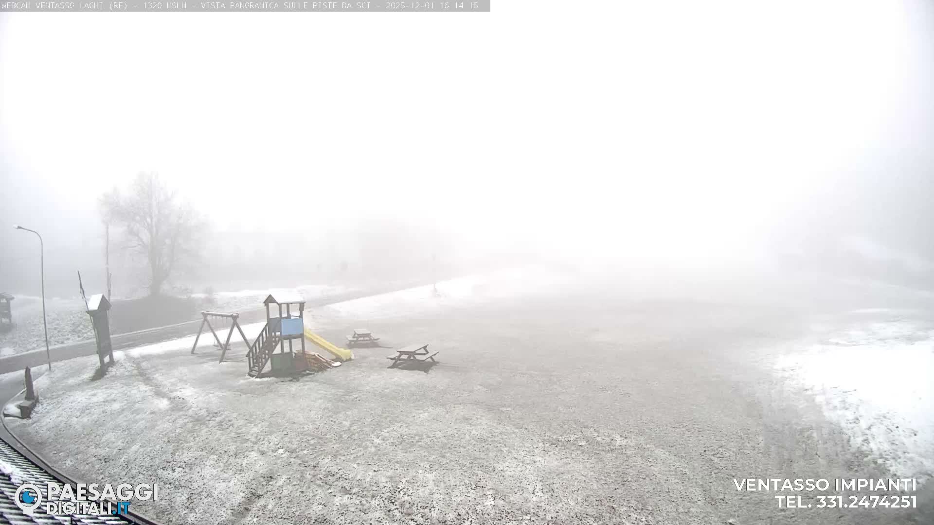 Mount Ventasso & Laghi (Lakes) Ski Slopes Live Cam - Reggio Emilia, Emilia-Romagna, Italy