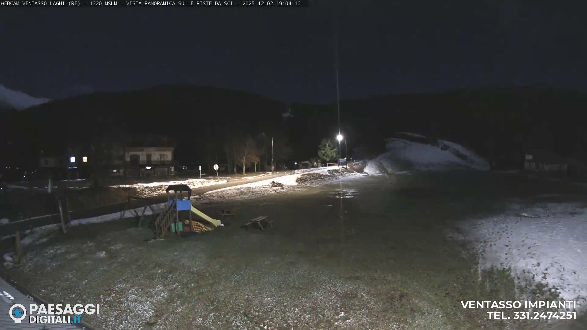 Mount Ventasso & Laghi (Lakes) Ski Slopes Live Cam - Reggio Emilia, Emilia-Romagna, Italy