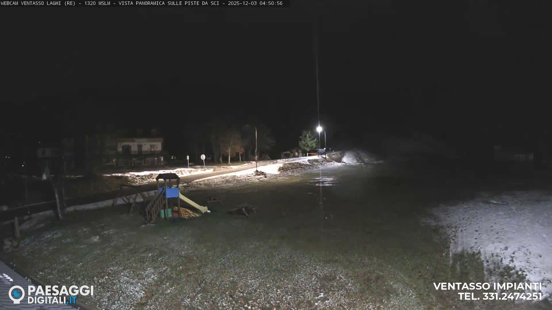 Mount Ventasso & Laghi (Lakes) Ski Slopes Live Cam - Reggio Emilia, Emilia-Romagna, Italy