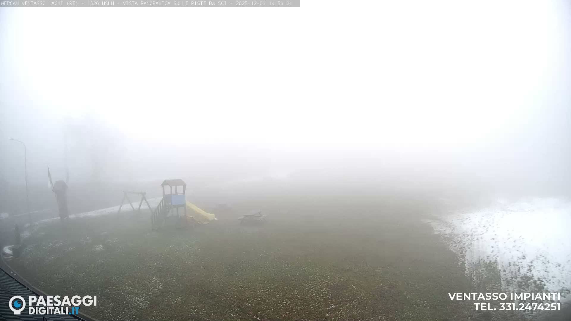 Mount Ventasso & Laghi (Lakes) Ski Slopes Live Cam - Reggio Emilia, Emilia-Romagna, Italy