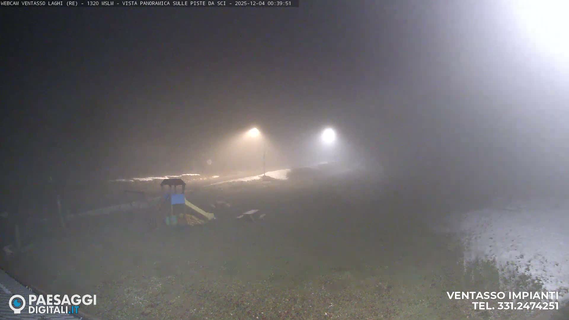 Mount Ventasso & Laghi (Lakes) Ski Slopes Live Cam - Reggio Emilia, Emilia-Romagna, Italy