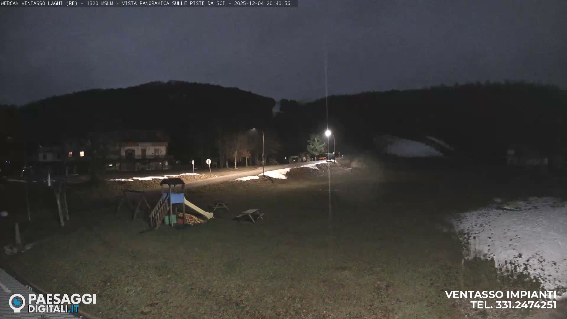 Mount Ventasso & Laghi (Lakes) Ski Slopes Live Cam - Reggio Emilia, Emilia-Romagna, Italy