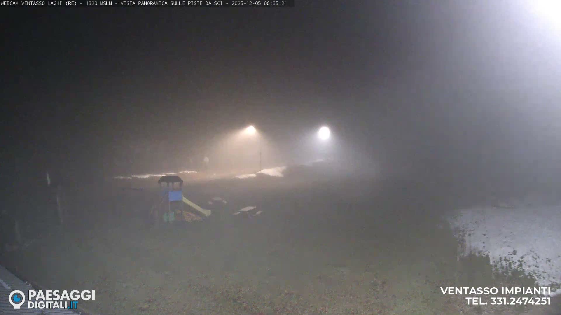 Mount Ventasso & Laghi (Lakes) Ski Slopes Live Cam - Reggio Emilia, Emilia-Romagna, Italy