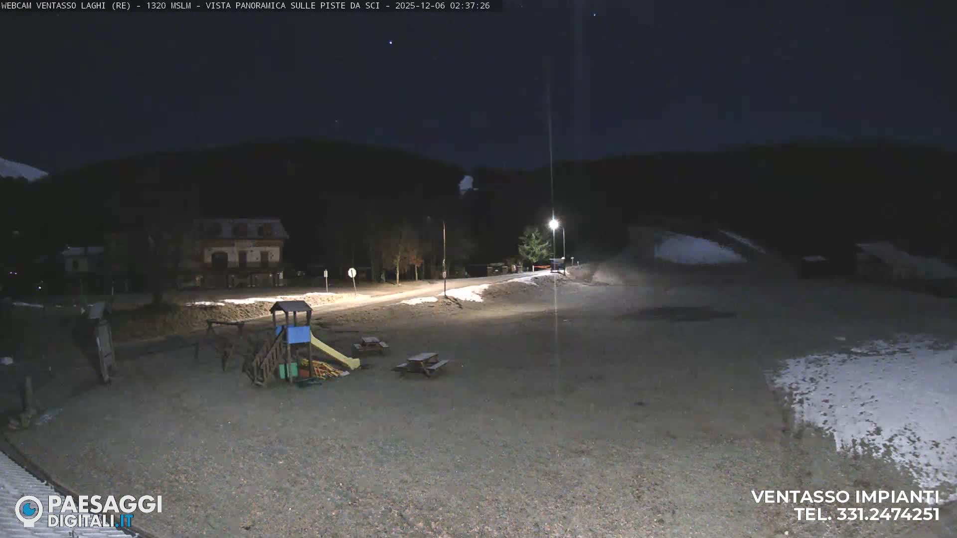 Mount Ventasso & Laghi (Lakes) Ski Slopes Live Cam - Reggio Emilia, Emilia-Romagna, Italy