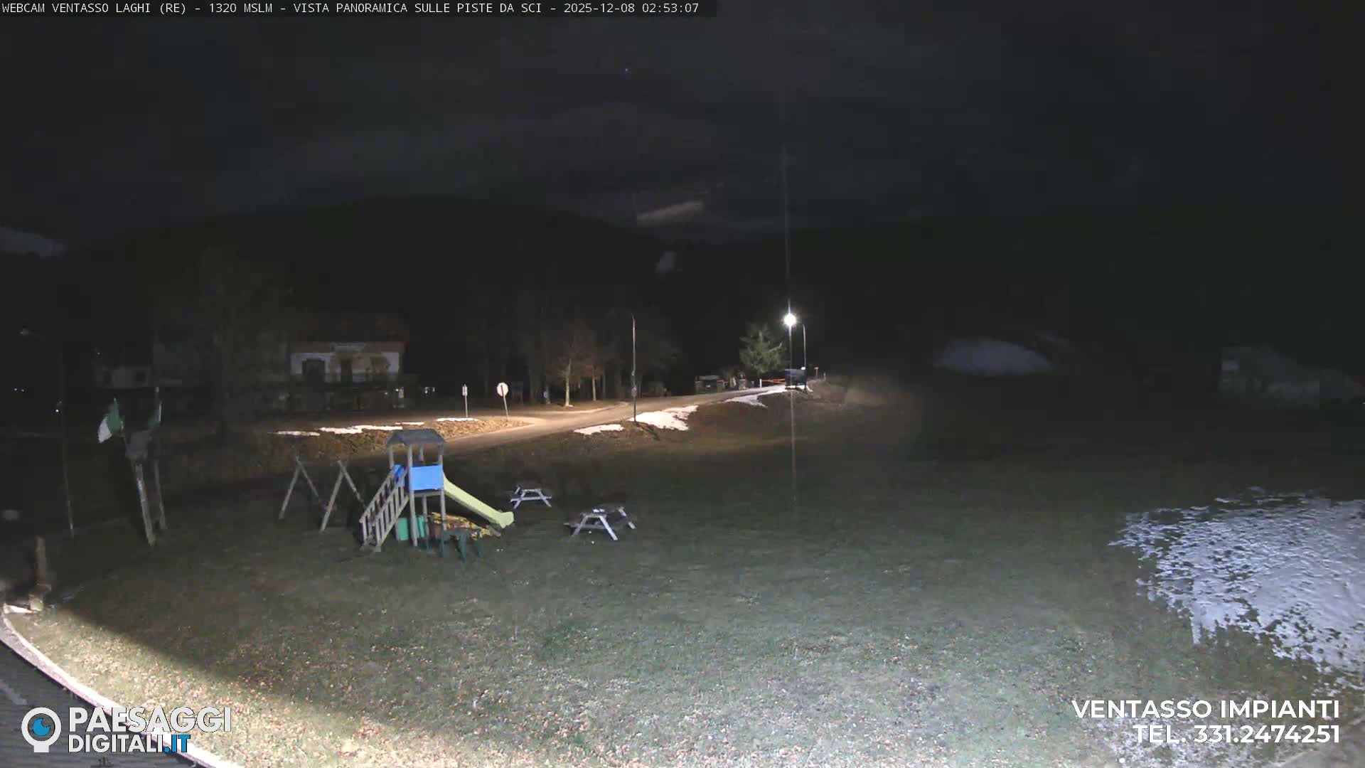 Mount Ventasso & Laghi (Lakes) Ski Slopes Live Cam - Reggio Emilia, Emilia-Romagna, Italy