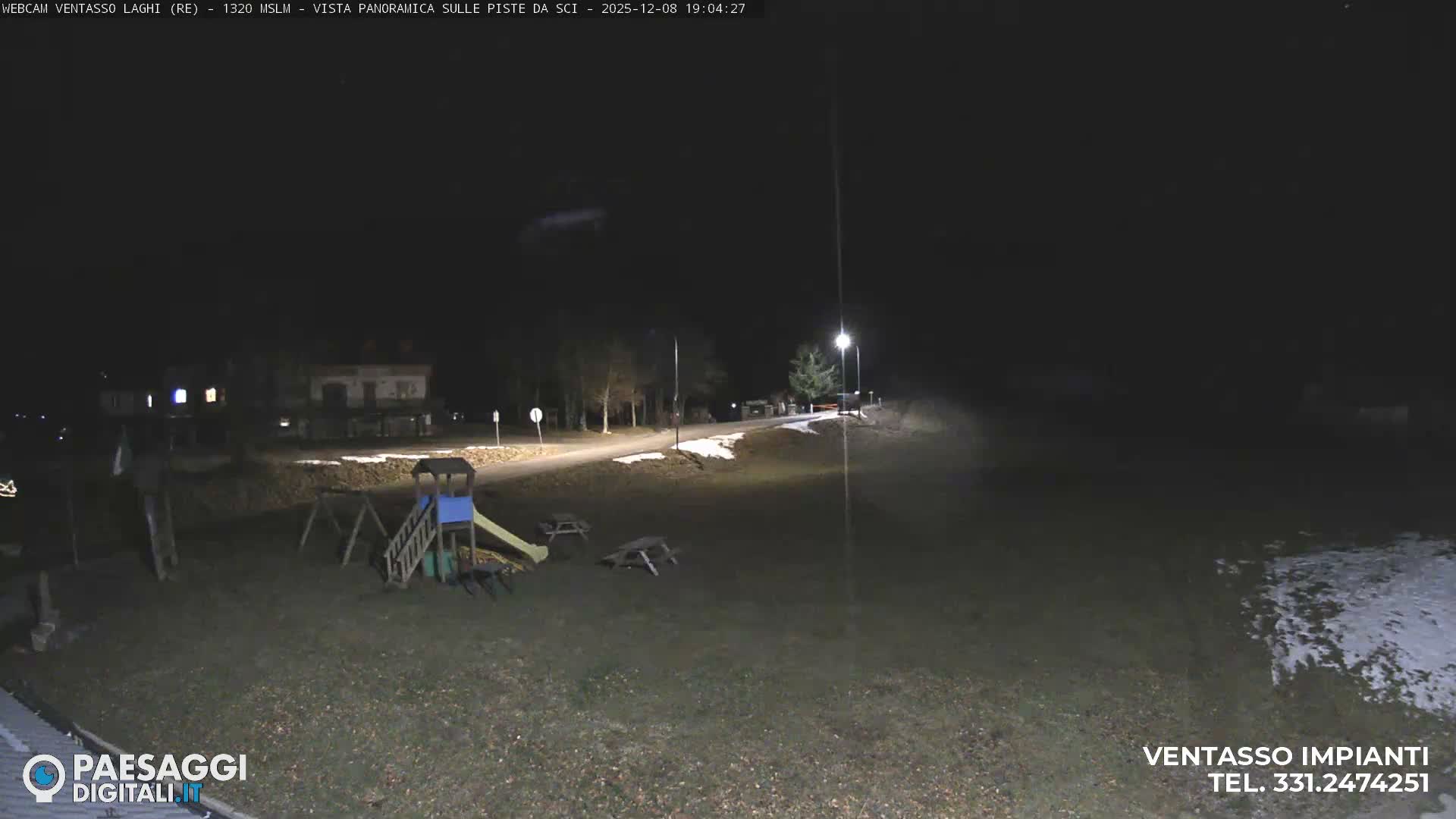 Mount Ventasso & Laghi (Lakes) Ski Slopes Live Cam - Reggio Emilia, Emilia-Romagna, Italy