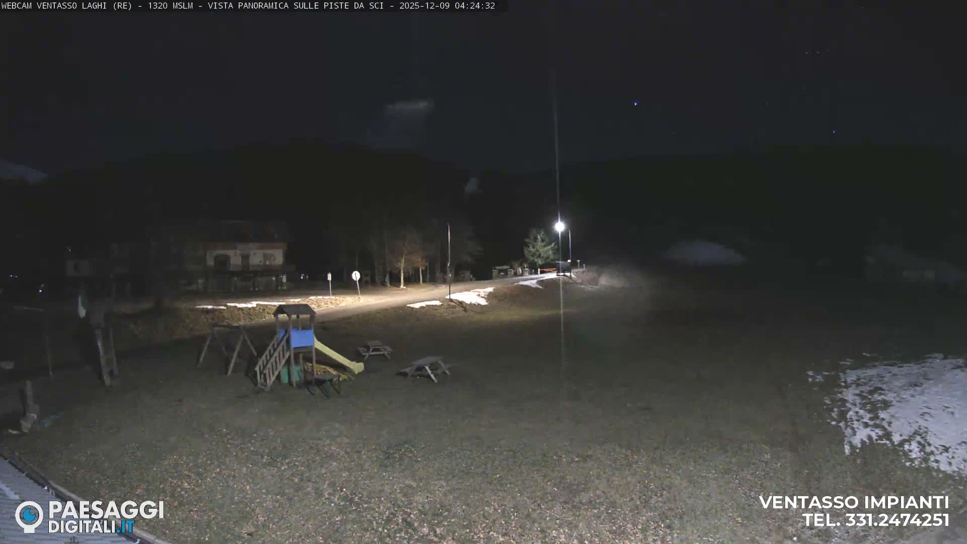 Mount Ventasso & Laghi (Lakes) Ski Slopes Live Cam - Reggio Emilia, Emilia-Romagna, Italy