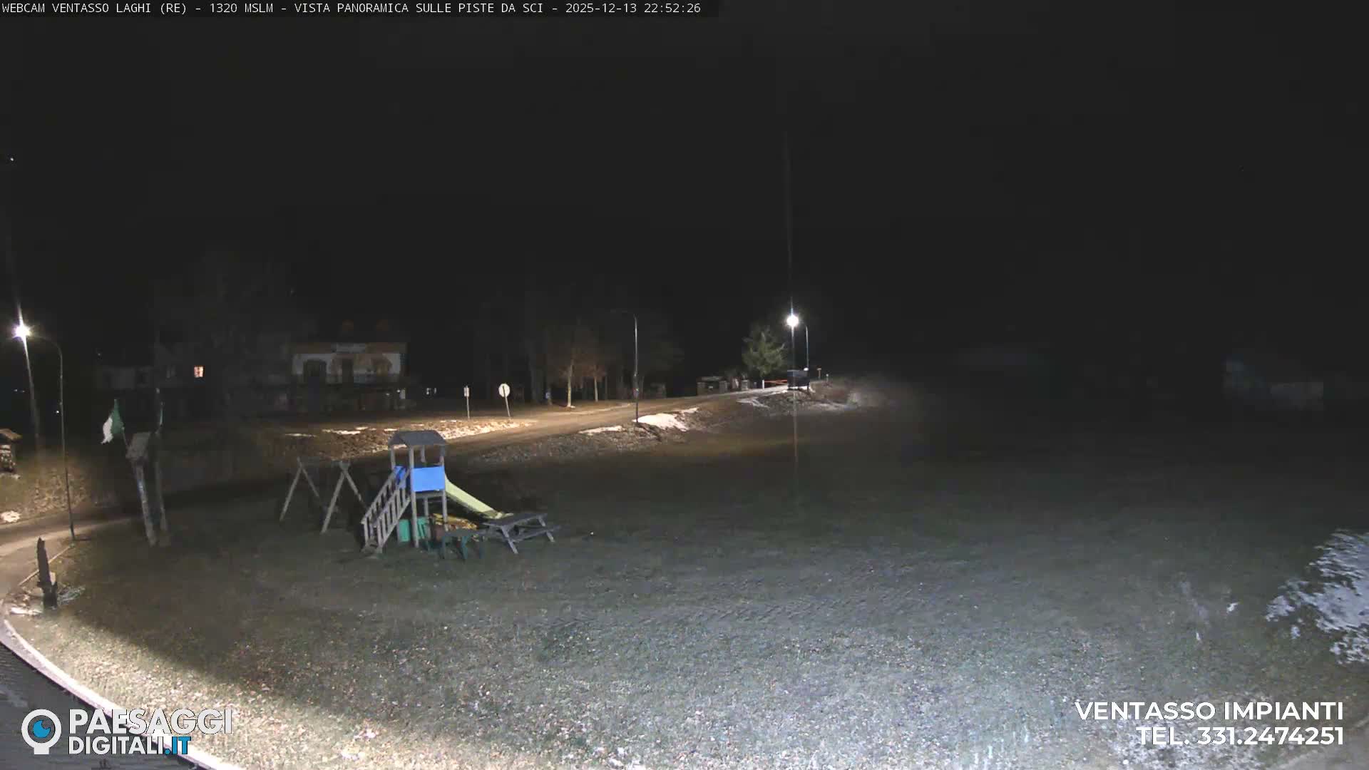 Mount Ventasso & Laghi (Lakes) Ski Slopes Live Cam - Reggio Emilia, Emilia-Romagna, Italy