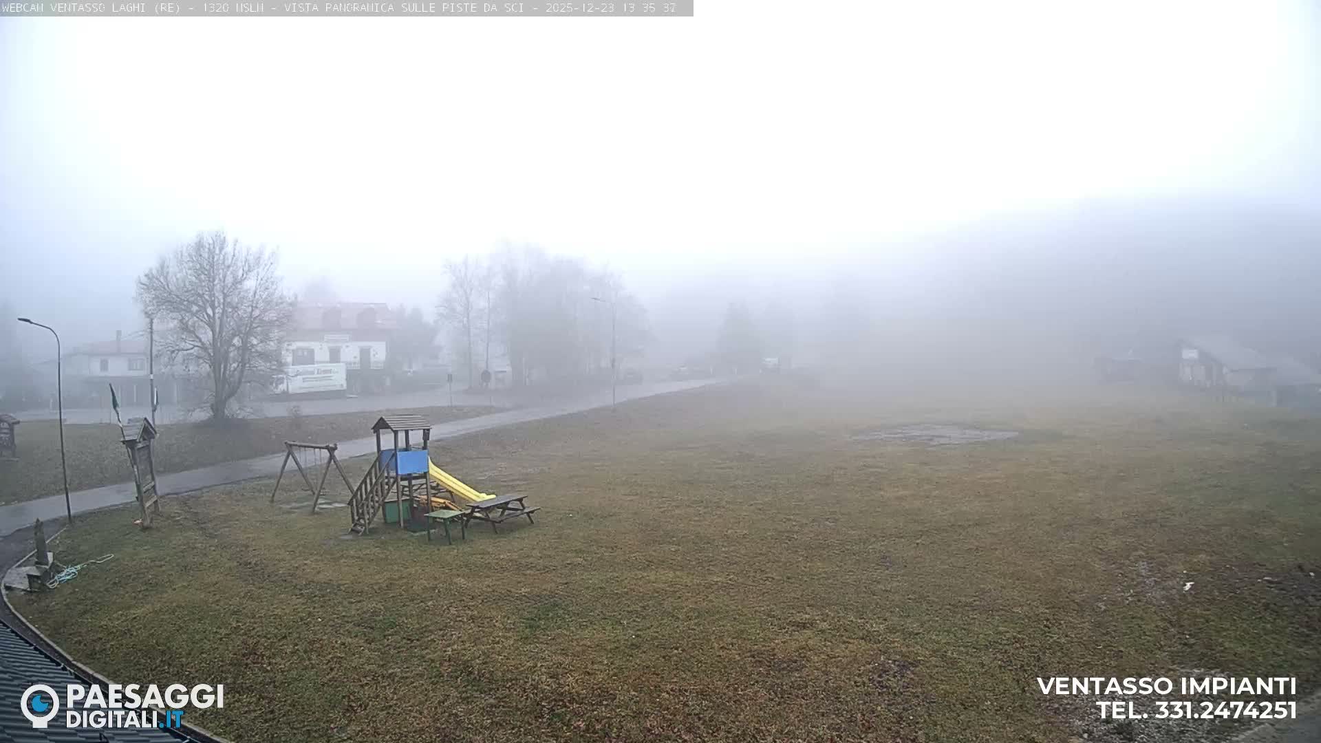 Mount Ventasso & Laghi (Lakes) Ski Slopes Live Cam - Reggio Emilia, Emilia-Romagna, Italy
