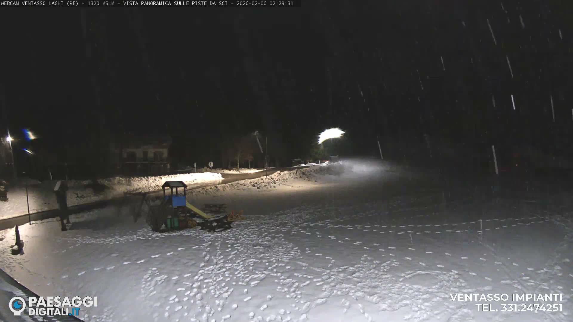 Mount Ventasso & Laghi (Lakes) Ski Slopes Live Cam - Reggio Emilia, Emilia-Romagna, Italy