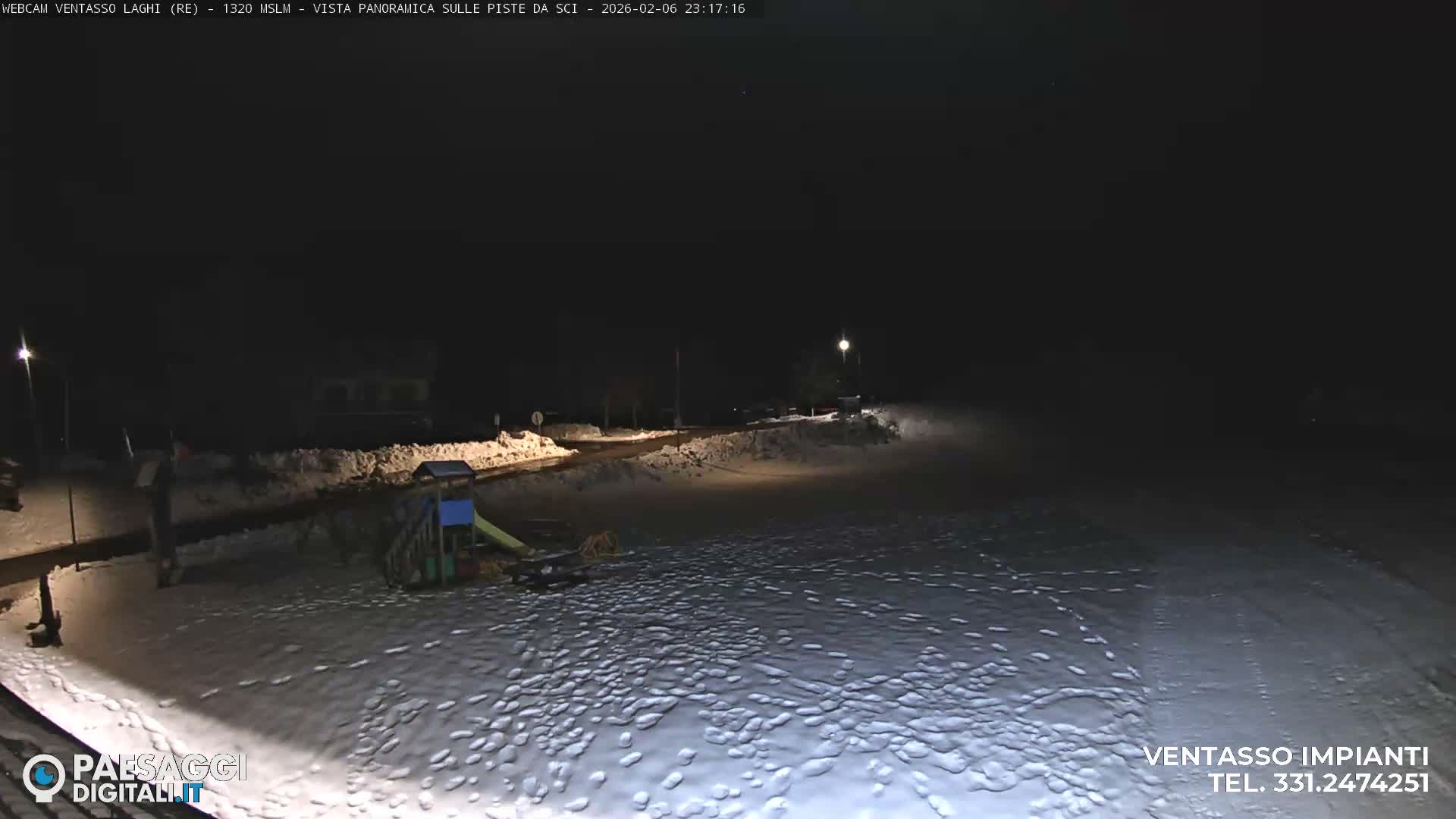 Mount Ventasso & Laghi (Lakes) Ski Slopes Live Cam - Reggio Emilia, Emilia-Romagna, Italy