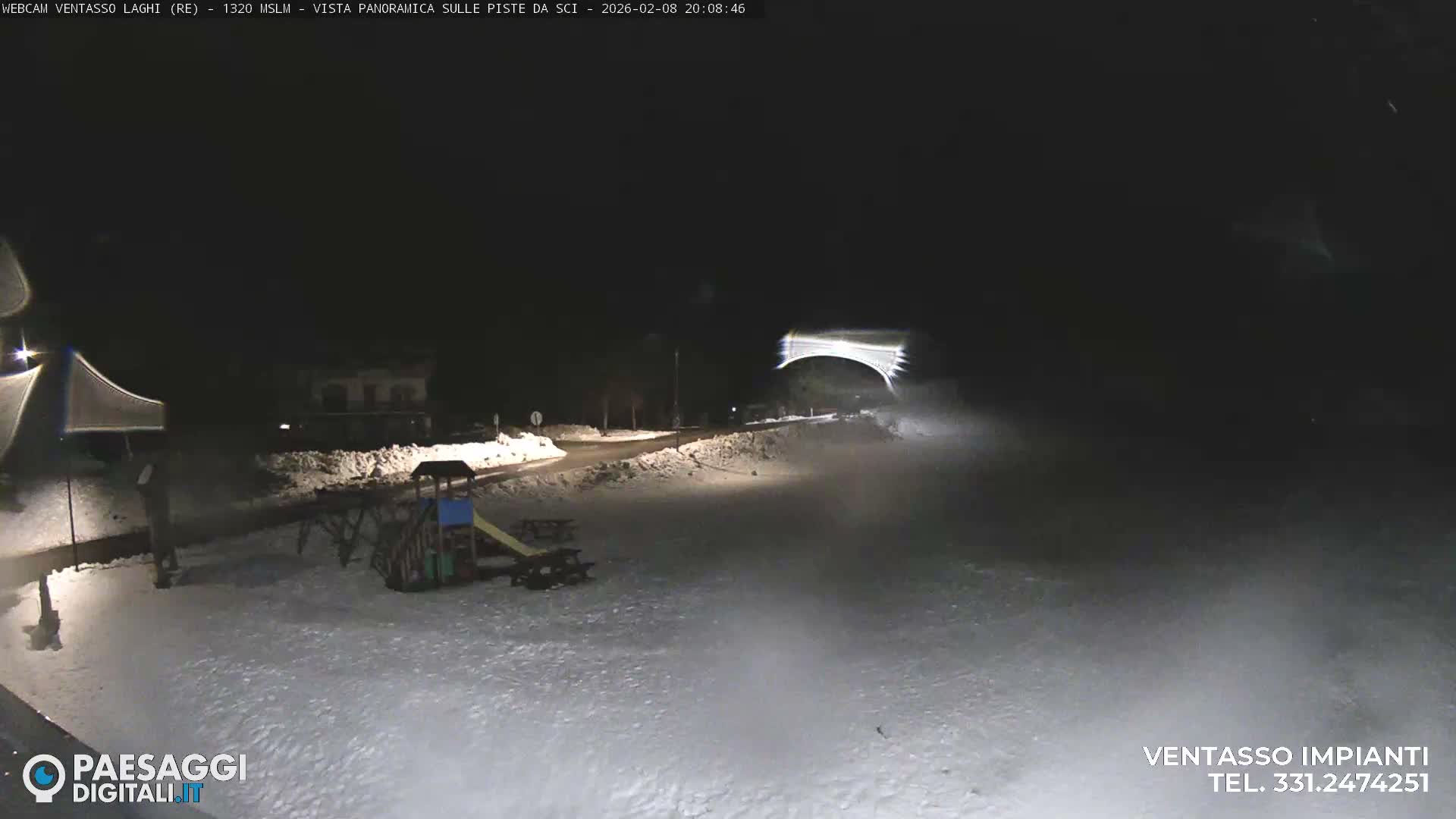 Mount Ventasso & Laghi (Lakes) Ski Slopes Live Cam - Reggio Emilia, Emilia-Romagna, Italy
