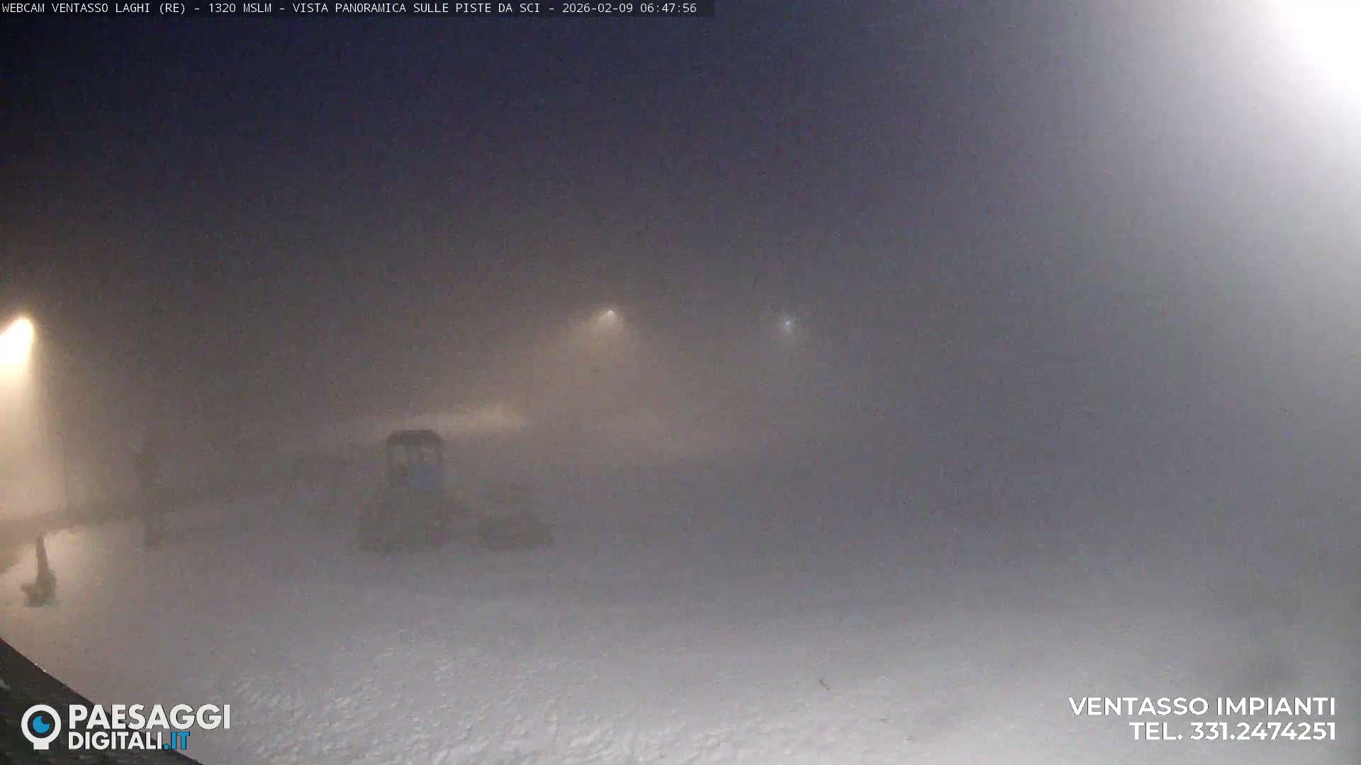 Mount Ventasso & Laghi (Lakes) Ski Slopes Live Cam - Reggio Emilia, Emilia-Romagna, Italy