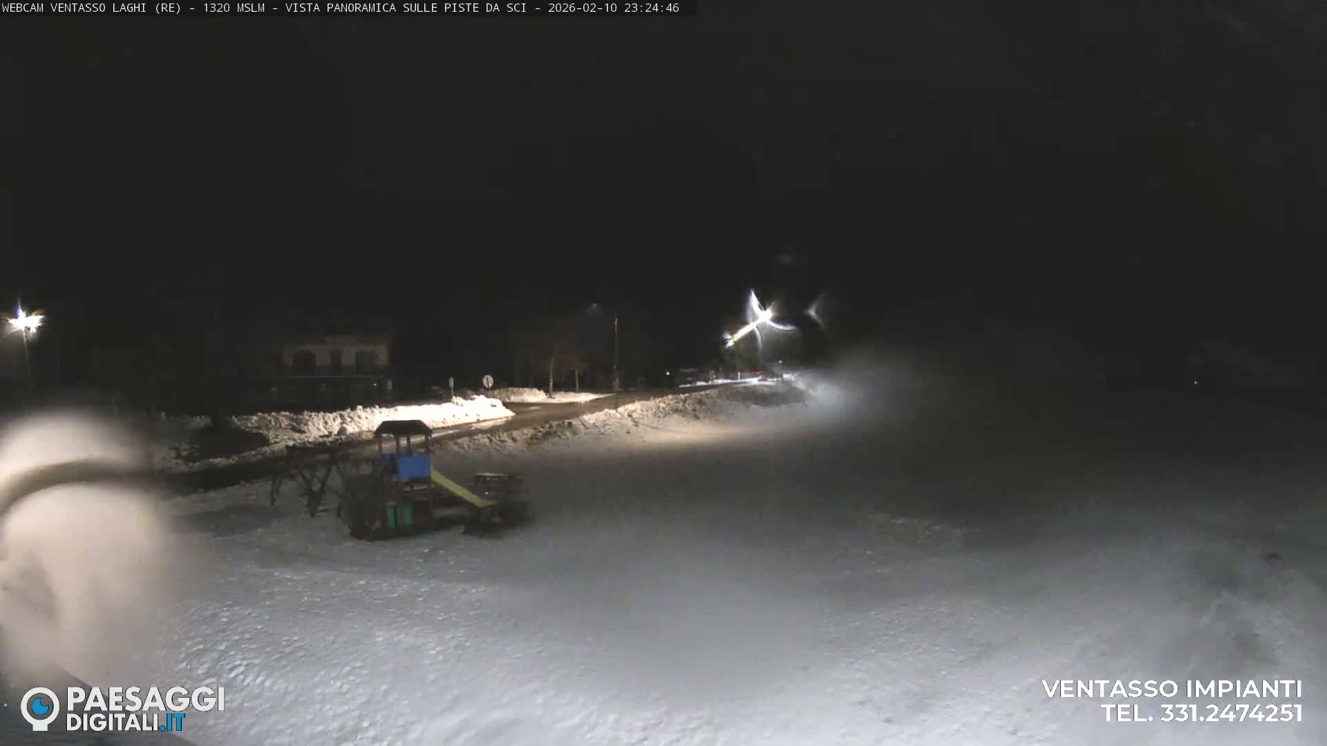 Mount Ventasso & Laghi (Lakes) Ski Slopes Live Cam - Reggio Emilia, Emilia-Romagna, Italy
