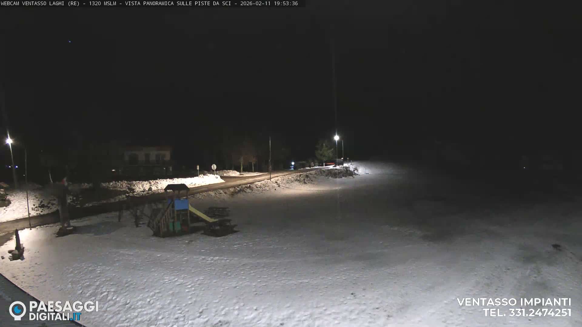 Mount Ventasso & Laghi (Lakes) Ski Slopes Live Cam - Reggio Emilia, Emilia-Romagna, Italy