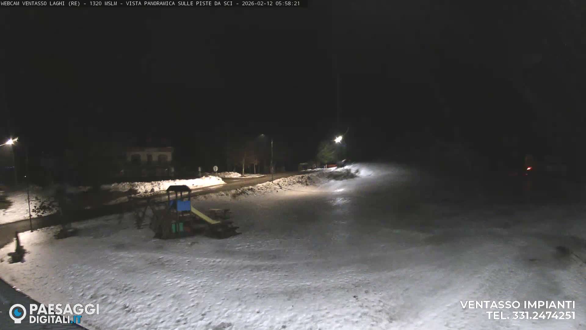 Mount Ventasso & Laghi (Lakes) Ski Slopes Live Cam - Reggio Emilia, Emilia-Romagna, Italy