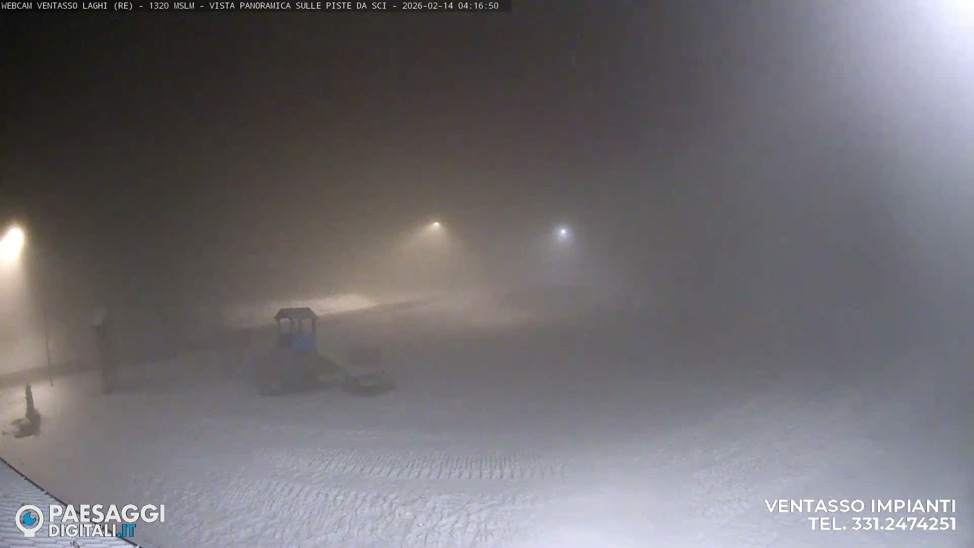 Mount Ventasso & Laghi (Lakes) Ski Slopes Live Cam - Reggio Emilia, Emilia-Romagna, Italy