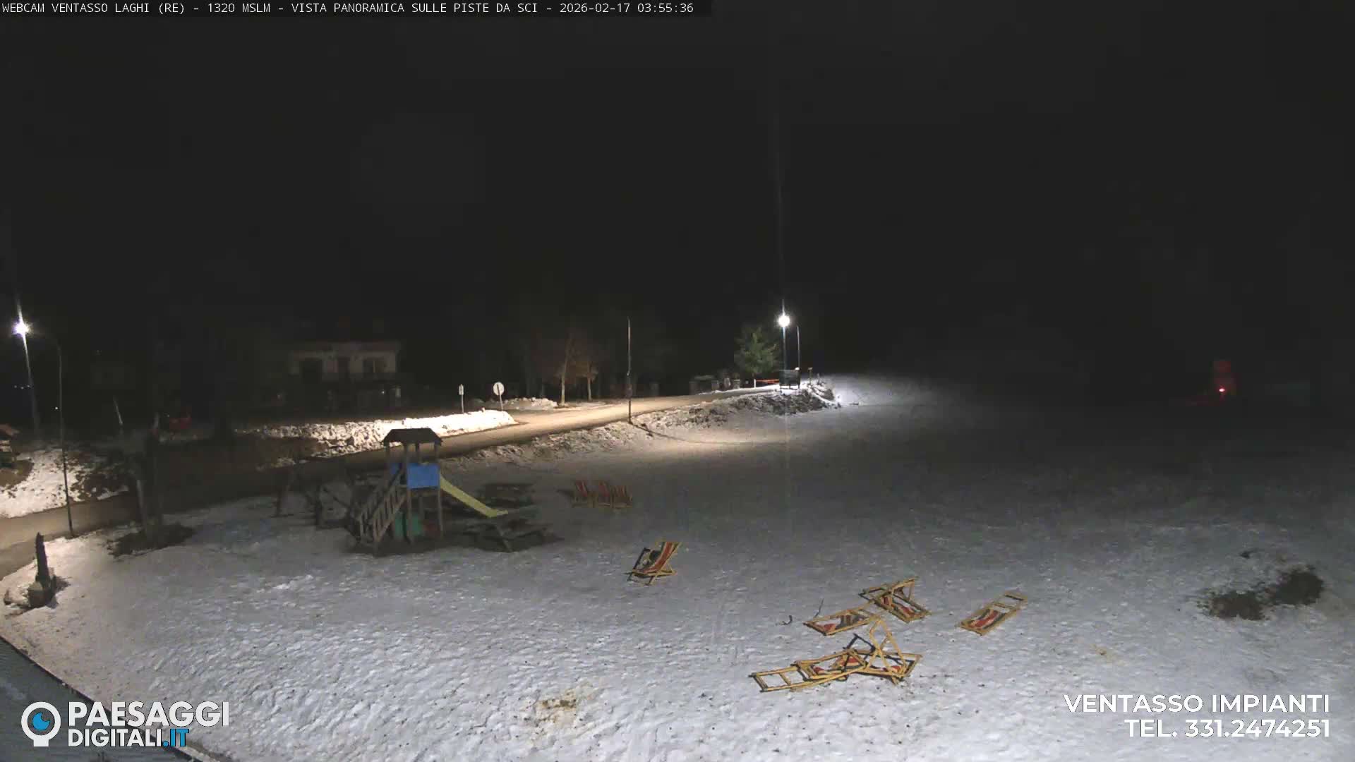 Mount Ventasso & Laghi (Lakes) Ski Slopes Live Cam - Reggio Emilia, Emilia-Romagna, Italy