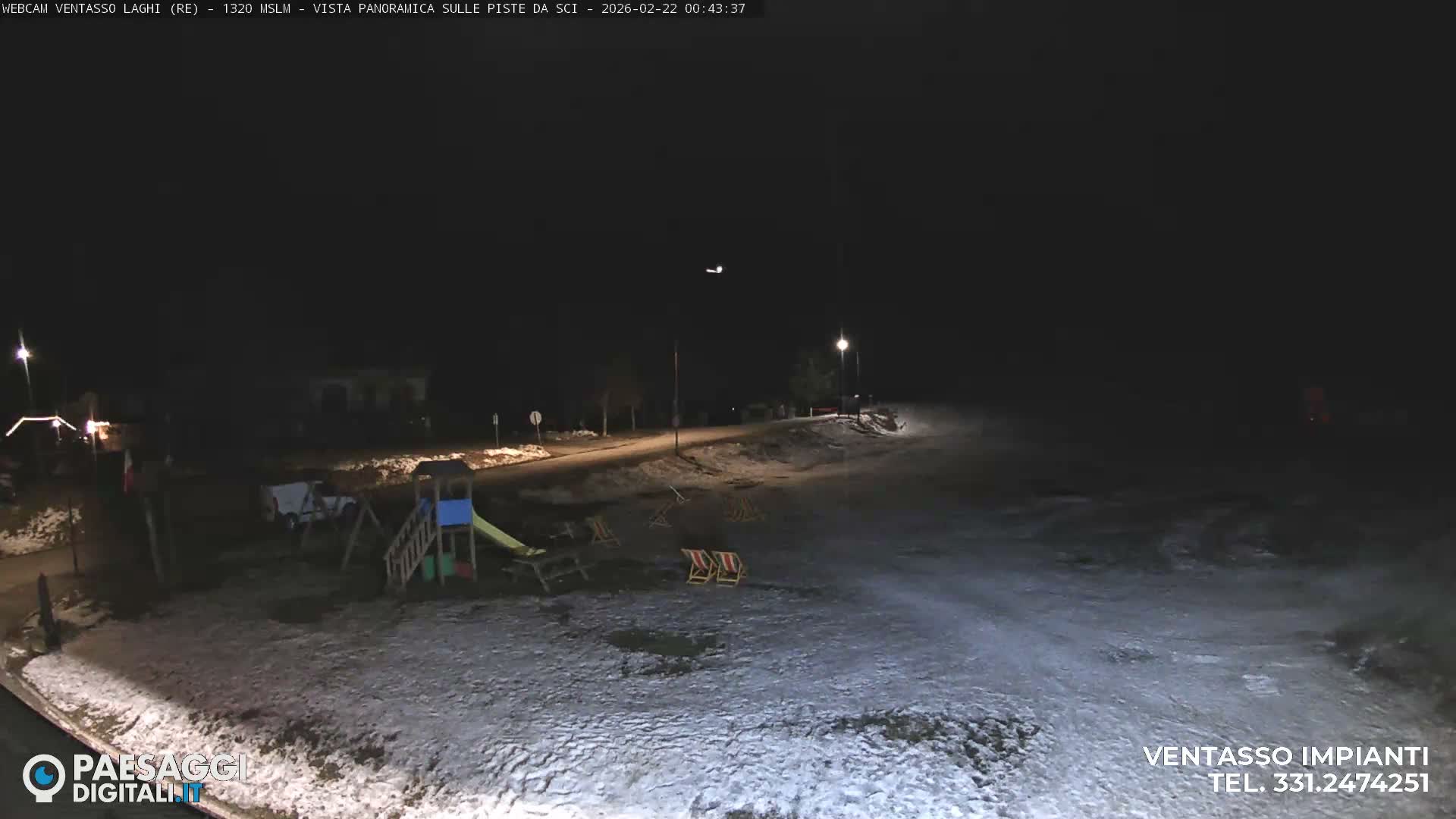 Mount Ventasso & Laghi (Lakes) Ski Slopes Live Cam - Reggio Emilia, Emilia-Romagna, Italy