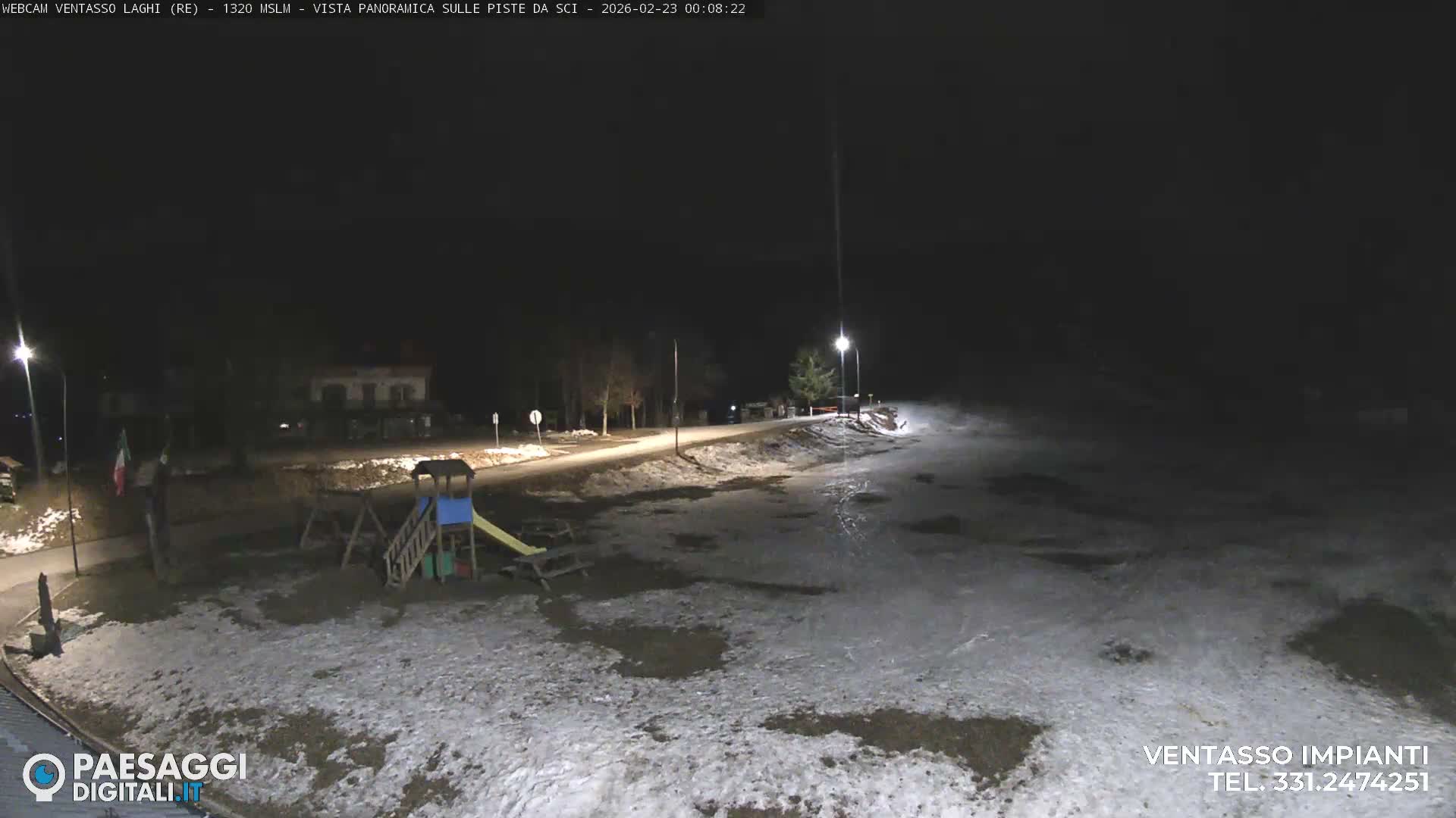 Mount Ventasso & Laghi (Lakes) Ski Slopes Live Cam - Reggio Emilia, Emilia-Romagna, Italy