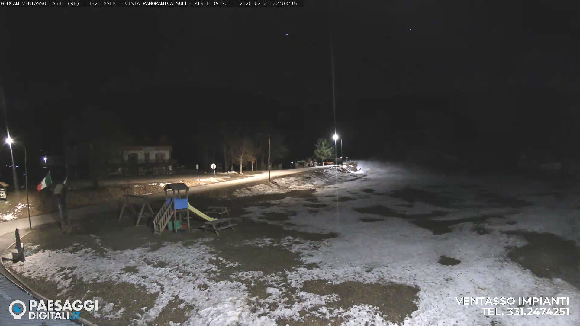 Mount Ventasso & Laghi (Lakes) Ski Slopes Live Cam - Reggio Emilia, Emilia-Romagna, Italy