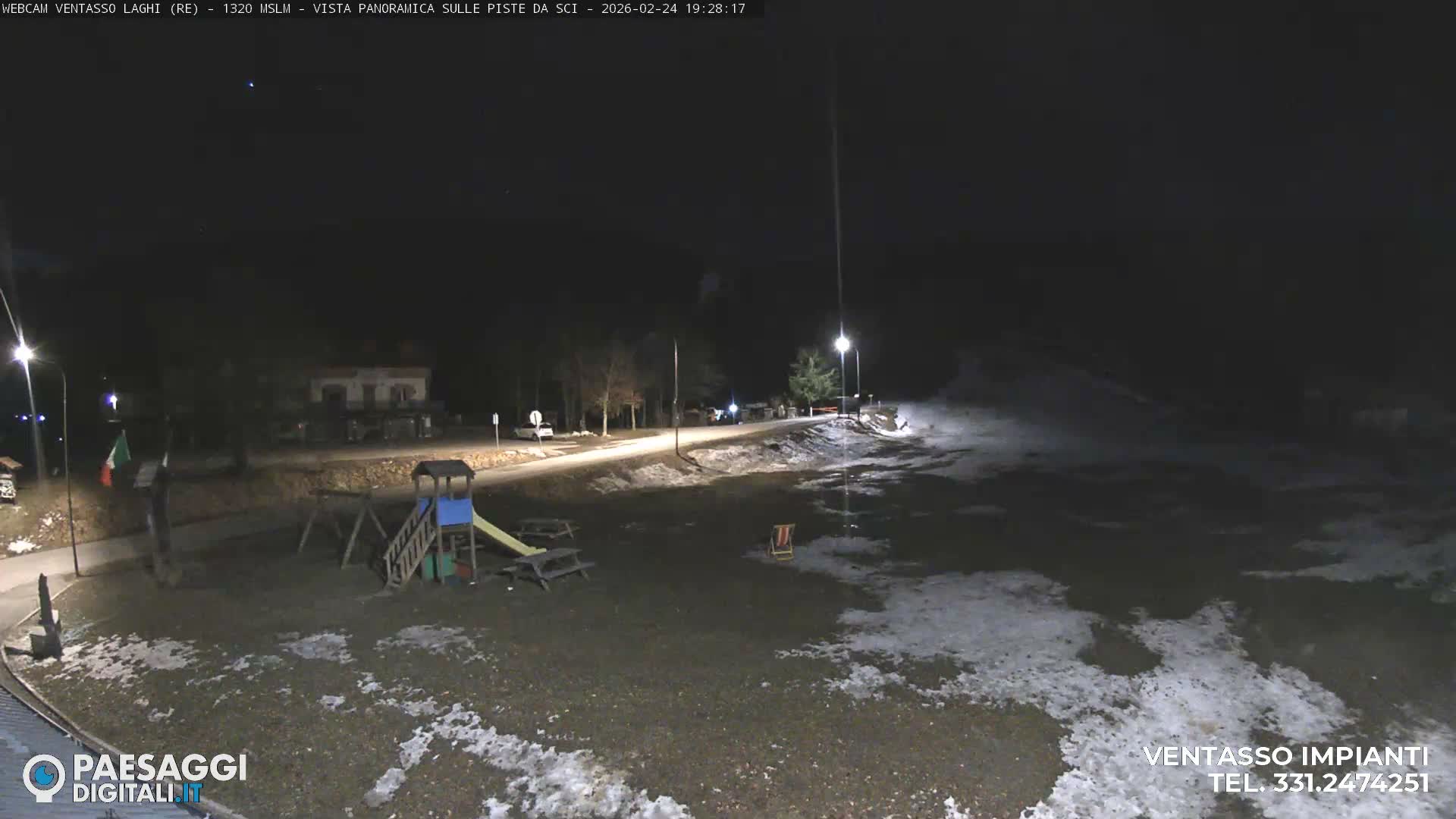 Mount Ventasso & Laghi (Lakes) Ski Slopes Live Cam - Reggio Emilia, Emilia-Romagna, Italy