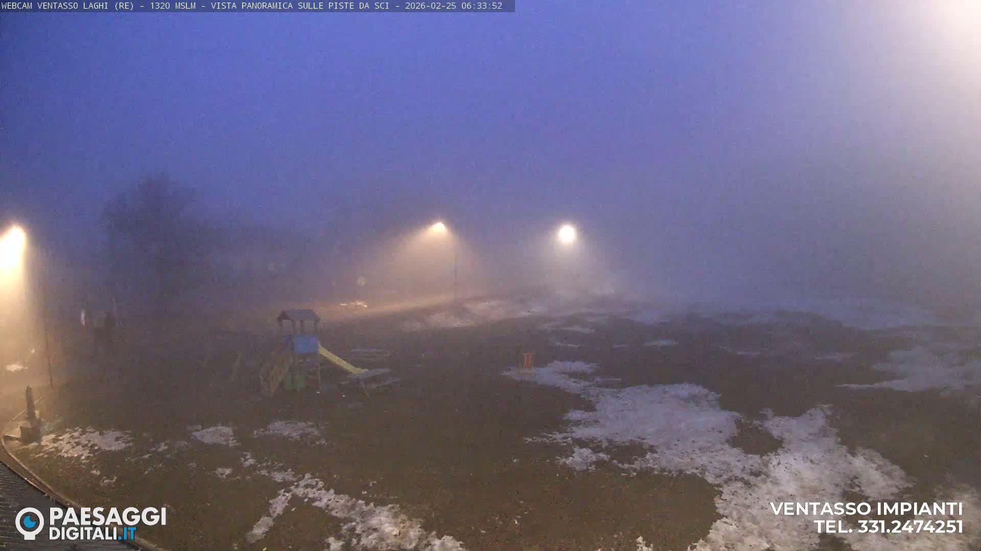 Mount Ventasso & Laghi (Lakes) Ski Slopes Live Cam - Reggio Emilia, Emilia-Romagna, Italy