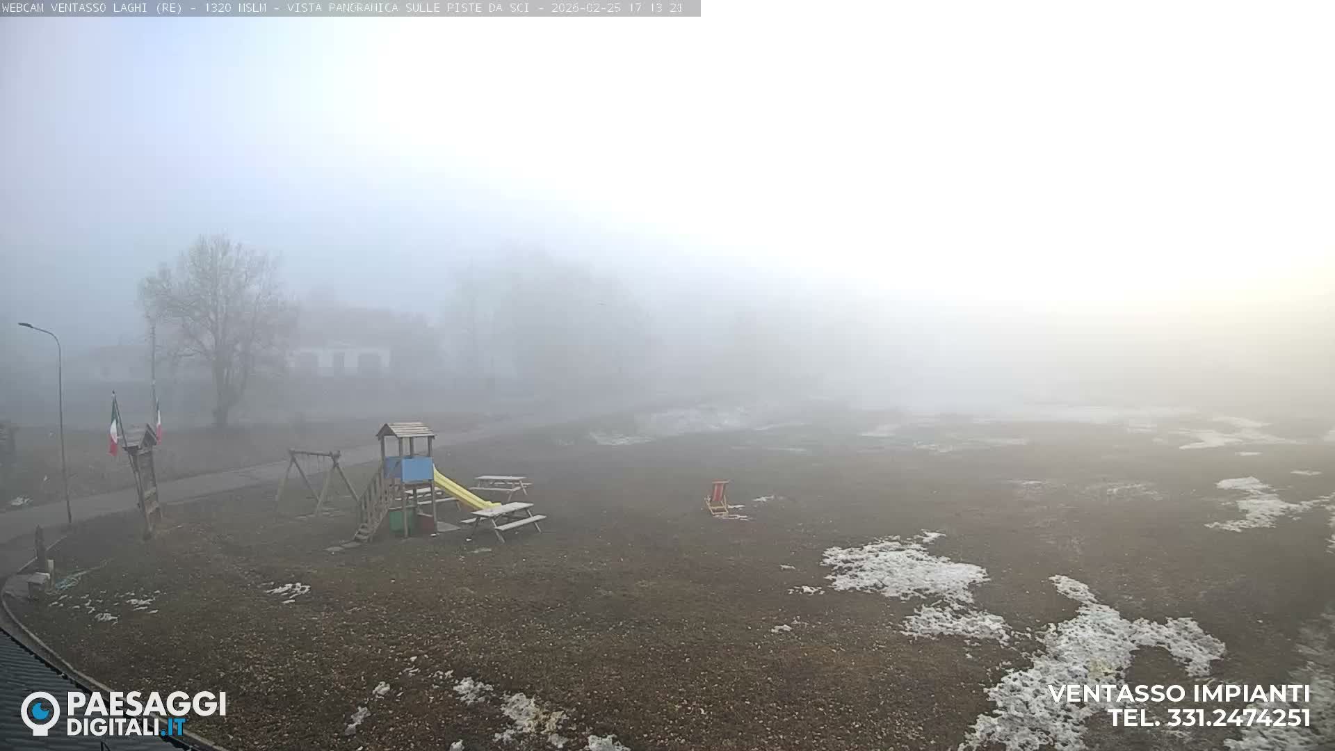 Mount Ventasso & Laghi (Lakes) Ski Slopes Live Cam - Reggio Emilia, Emilia-Romagna, Italy