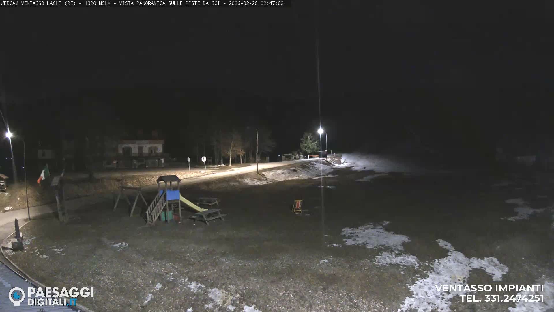 Mount Ventasso & Laghi (Lakes) Ski Slopes Live Cam - Reggio Emilia, Emilia-Romagna, Italy