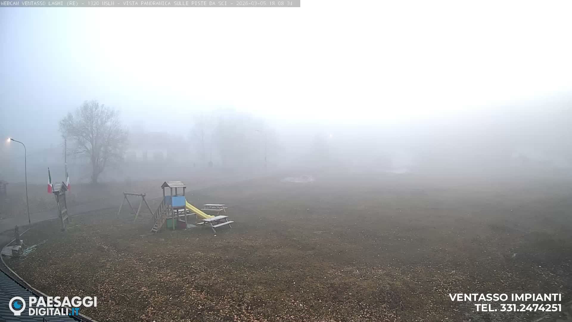 Mount Ventasso & Laghi (Lakes) Ski Slopes Live Cam - Reggio Emilia, Emilia-Romagna, Italy