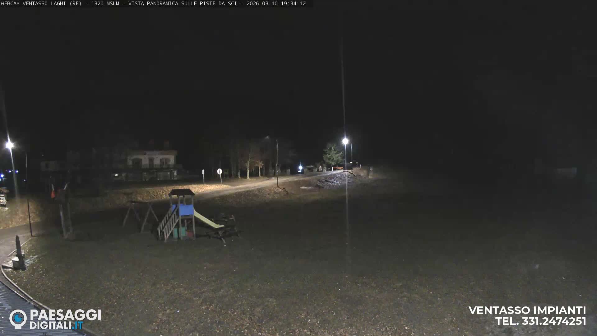 Mount Ventasso & Laghi (Lakes) Ski Slopes Live Cam - Reggio Emilia, Emilia-Romagna, Italy