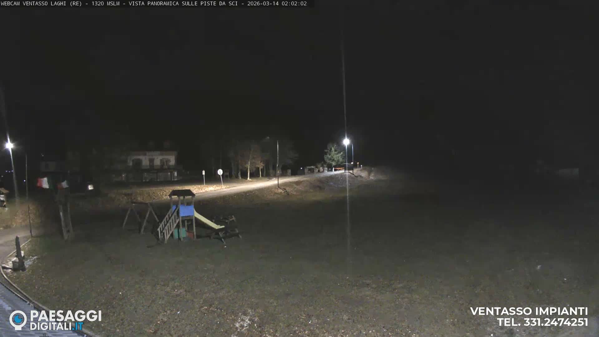 Mount Ventasso & Laghi (Lakes) Ski Slopes Live Cam - Reggio Emilia, Emilia-Romagna, Italy
