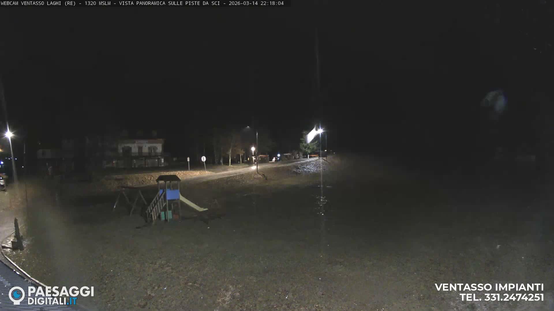 Mount Ventasso & Laghi (Lakes) Ski Slopes Live Cam - Reggio Emilia, Emilia-Romagna, Italy
