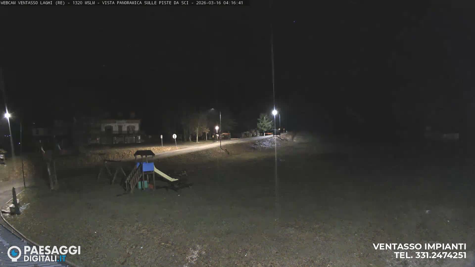 Mount Ventasso & Laghi (Lakes) Ski Slopes Live Cam - Reggio Emilia, Emilia-Romagna, Italy