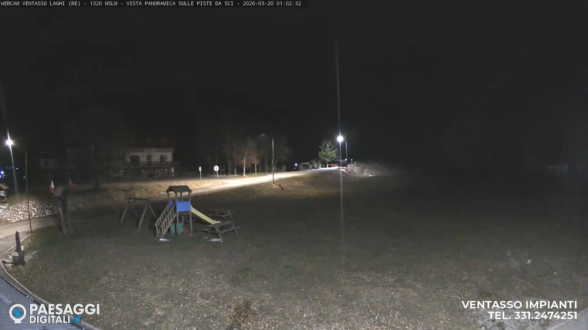 Mount Ventasso & Laghi (Lakes) Ski Slopes Live Cam - Reggio Emilia, Emilia-Romagna, Italy