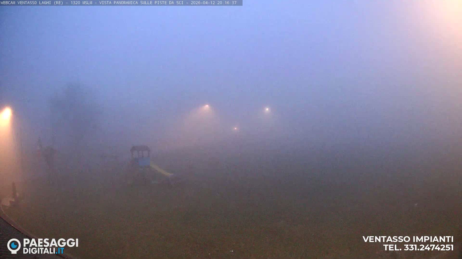 Mount Ventasso & Laghi (Lakes) Ski Slopes Live Cam - Reggio Emilia, Emilia-Romagna, Italy