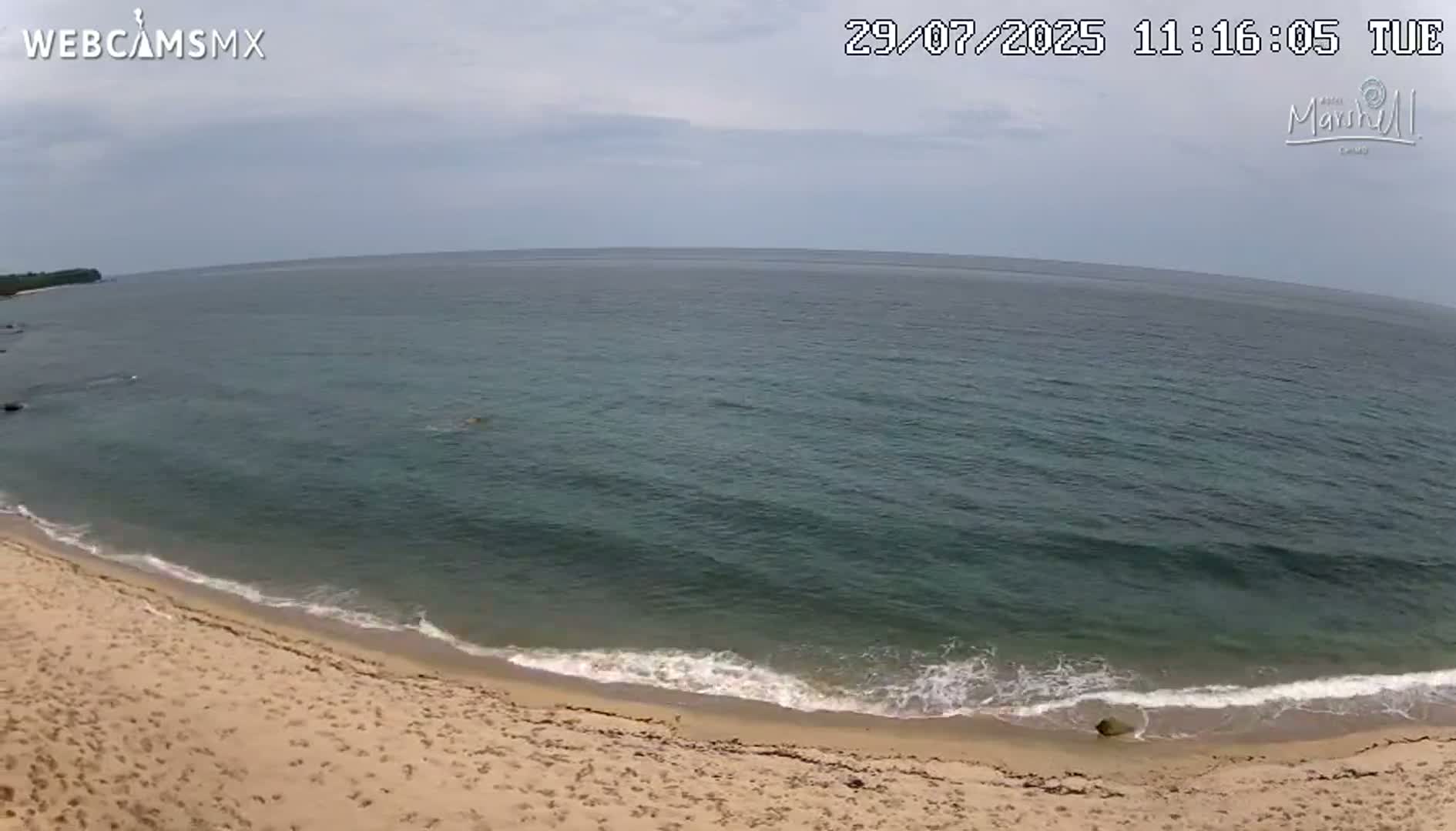 Chimo , Playa Marshell Beach Live Cam - Chimo, Cabo Corrientes, Jalisco, Mexico